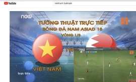 Nhiều kênh YouTube, Facebook Việt Nam vẫn phát 'lậu' Asiad 2018