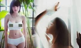 Elly Trần lại gây tranh cãi với ảnh diện nội y mỏng tang làm lộ phần nhạy cảm