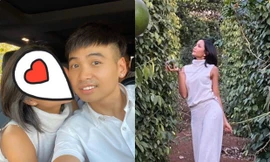 Bạn trai tin đồn của H'Hen Niê khoe ảnh tình cảm của bộ đôi. 