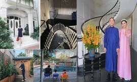 Ngưỡng mộ với không gian trong biệt thự riêng của vợ chồng Tăng Thanh Hà