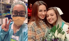 Làm y tá chống dịch COVID-19 ở Mỹ, con gái nhắn nhủ Phi Nhung