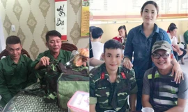 Sống tích cực mùa dịch: Con trai Tấn Beo xung phong vào tuyến đầu chống dịch COVID-19