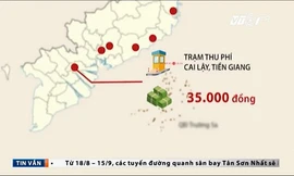 Xe đi từ Bắc vào Nam phải trả bao nhiêu phí BOT?  