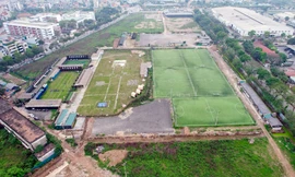 Cận cảnh dự án khu đô thị ở Hà Nội biến tướng thành sân bóng, cho thuê tùm lum
