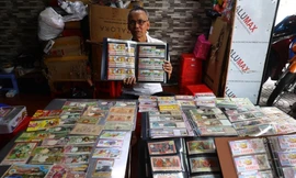 Người đàn ông ở TPHCM sưu tầm 300.000 vé số độc lạ, giá bằng căn chung cư