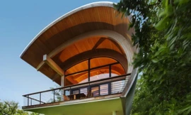 Độc đáo kiến trúc nhà mái cong Casey Key ở Florida