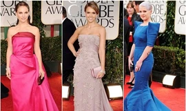 Lộng lẫy mỹ nhân trên thảm đỏ Quả Cầu Vàng 2012