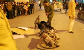 Hiện trường vụ tai nạn thương tâm