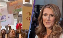 Người hâm mộ Celine Dion phản đối trước trụ sở tạp chí Rolling Stone vì quá bất bình