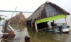 Sạt lở sông Nhà Bè, 7 nhà chìm nghỉm