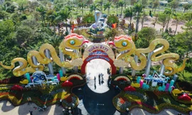 Rắn hổ mang dát vàng là linh vật ở Phú Yên