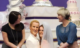 Hình ảnh đám cưới Hoàng tử Anh ở khắp nơi