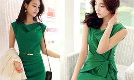 Diện váy dịu dàng nơi công sở