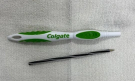 Phát hiện thân bàn chải đánh răng, ruột bút bi trong dạ dày nam thanh niên