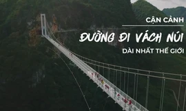 Cận cảnh cầu kính lập kỷ lục Guinness giữa núi rừng Mộc Châu