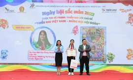 Kỷ lục cuộc thi vẽ tranh mừng Đại hội Đoàn toàn quốc XII