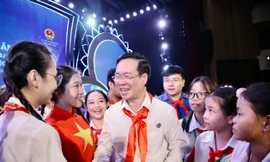 Chủ tịch nước: 'Xã hội sẽ tốt đẹp lên rất nhiều nếu trẻ em, người lớn làm nhiều việc tốt'