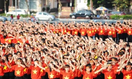 Cuộc thi trực tuyến tìm hiểu về Đảng Cộng sản Việt Nam do T.Ư Đoàn tổ chức là một trong những hoạt động thiết thực nằm trong đợt hoạt động kỷ niệm 90 năm Ngày thành lập Đảng Cộng sản Việt Nam (03/02/1930 - 03/02/2020). Ảnh: Dương Triều