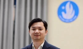 Anh Nguyễn Minh Triết, tân Chủ tịch T.Ư Hội SVVN. Ảnh: Dương Triều