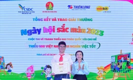 Nam sinh Phú Thọ giành giải Đặc biệt cuộc thi vẽ tranh 'Nghìn việc tốt'