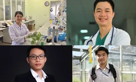 4 tài năng trẻ Việt Nam giao lưu trực tuyến với bạn đọc Báo Tiền Phong vào sáng 10/12.