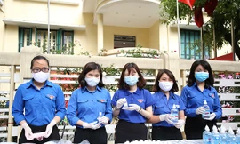 Các đội thanh niên tình nguyện sẵn sàng đồng hành, hỗ trợ người cách ly nhằm phòng chống dịch COVID -19