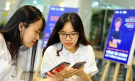 Các bạn sinh viên tham gia chương trình khởi động Kỹ năng Quản lý tài chính năm 2020. Ảnh: Dương Triều