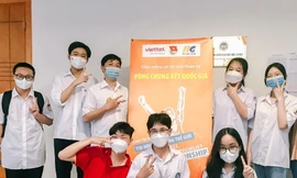 Các thí sinh tham gia tranh tài tại Vòng chung kết quốc gia cuộc thi Vô địch Tin học Văn phòng thế giới 2022