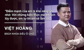 Hà Việt Hoàng - chàng trai "siêu trí tuệ" được vinh danh Gương mặt trẻ Thủ đô tiêu biểu năm 2019. 