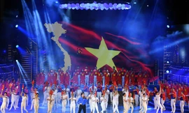 Tiết mục văn nghệ tại Lễ Kỷ niệm 90 năm thành lập Đoàn TNCS Hồ Chí Minh