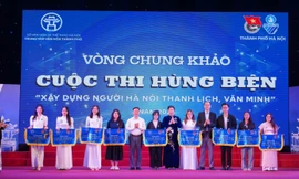Sinh viên thi hùng biện về xây dựng Người Hà Nội thanh lịch, văn minh
