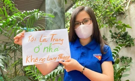 Những thông điệp ngắn gọn, dễ nhớ được gieo vần với tên của chính các bạn trẻ đang là trào lưu hấp dẫn đông đảo bạn trẻ, người dùng mạng xã hội hưởng ứng nhằm chung tay đẩy lùi dịch COVID -19