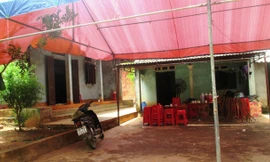 Hiện trường nơi xảy ra vụ việc. Ảnh: Phạm Nhài