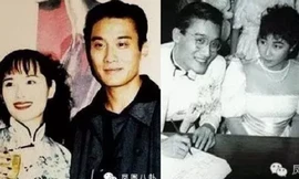 Lương Gia Huy trong ngày cưới với Giang Gia Niên năm 1987.