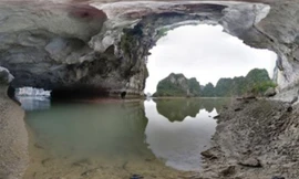 Khu vực Cống Lá - Ba Hang nơi đoàn làm phim bấm máy có vẻ đẹp kỳ vĩ. Ảnh: Đỗ Giang