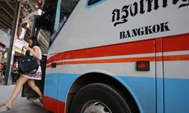 Xe buýt của Công ty vận tải hành khách Transport Co. - Ảnh: Bangkok Post