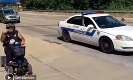 Cuộc rượt đuổi chậm nhất thế giới của cảnh sát