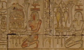 Hình vẽ mô tả lễ động thổ của người Ai Cập cổ đại. Ảnh: Ancient origin