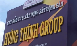 Dù chưa hoàn thành thủ tục về đất đai nhưng Dự án khu dân cư Hưng Thịnh Cát Tường vẫn san lấp, xây dựng hạ tầng khiến dòng chảy bị bóp chẹt.