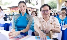 Lương Thùy Linh và nhà văn Nguyễn Nhật Ánh là đại sứ văn hóa đọc TPHCM 