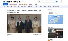 Báo chí Nhật Bản thông tin nổi bật về hoạt động của Chủ tịch Quốc hội Việt Nam