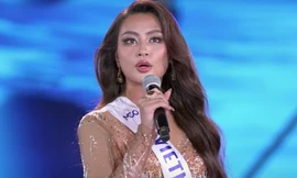 Phần thi ứng xử của cuộc thi hoa hậu tổ chức ở TPHCM gây tranh cãi