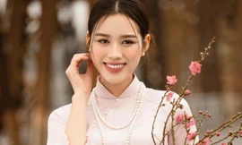 Dàn Hoa hậu Việt Nam khoe sắc với áo dài Tết 