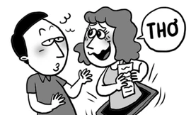 Nàng nhắn tin 'sến hơn cả sến'