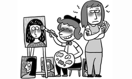 Tranh không bán được vì chỉ vẽ chân dung thiếu nữ