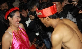 Lễ mật vẫn được người dân xóm Trám, xã Tứ Xã, Lâm Thao, Phú Thọ duy trì đến ngày nay. Ảnh: Hoàng Anh