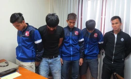 Các cầu thủ đội bóng Đồng Nai bị câu lưu tại cơ quan điều tra