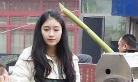 Hot girl bán nước mía gây sốt cộng đồng mạng Trung Quốc