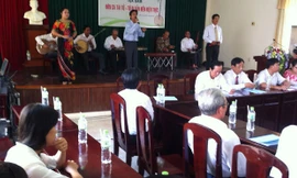 Quang cảnh buổi tọa đàm. ẢNH: SÁU NGHỆ