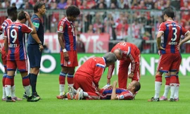 Cơn bão chấn thương đang làm Bayern lo lắng. Ảnh: AP